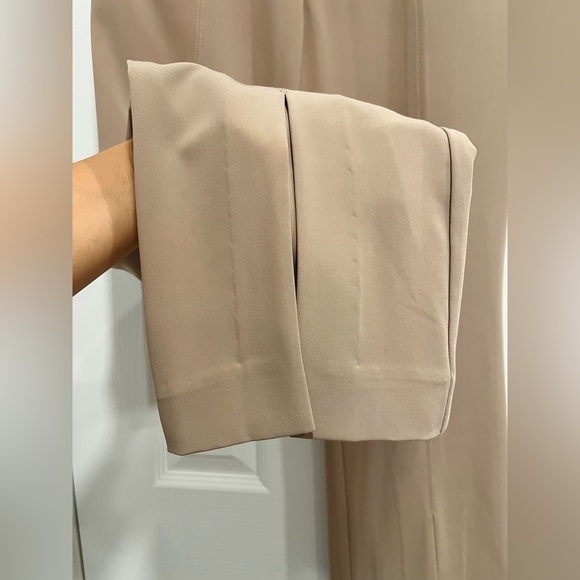 Jonathan Simkhai The Ivy Eco-Twill Pant in Otter Size 6 - Picture 3 of 8